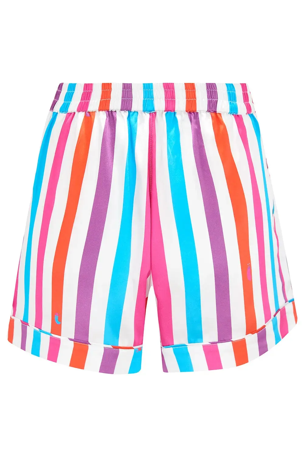 Rosie Hawaiian Stripe Silk Short