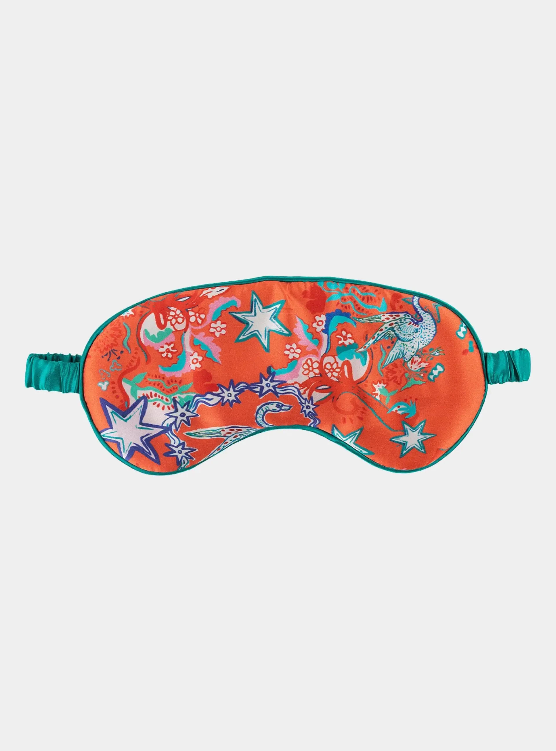 Silk Eye Mask / "Golden Goose"