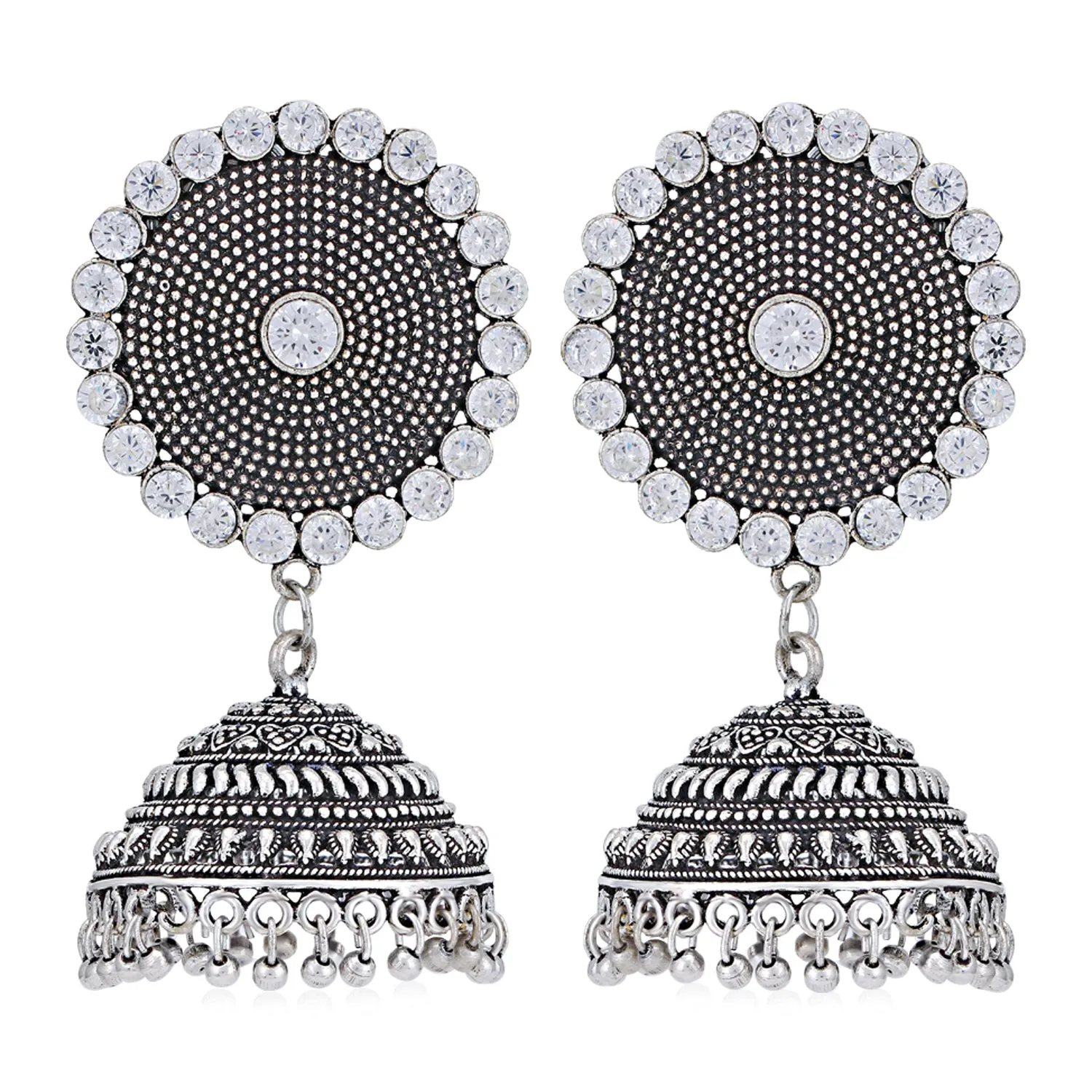 Sukkhi Alluring Oxidised Jhumki Earring for Women