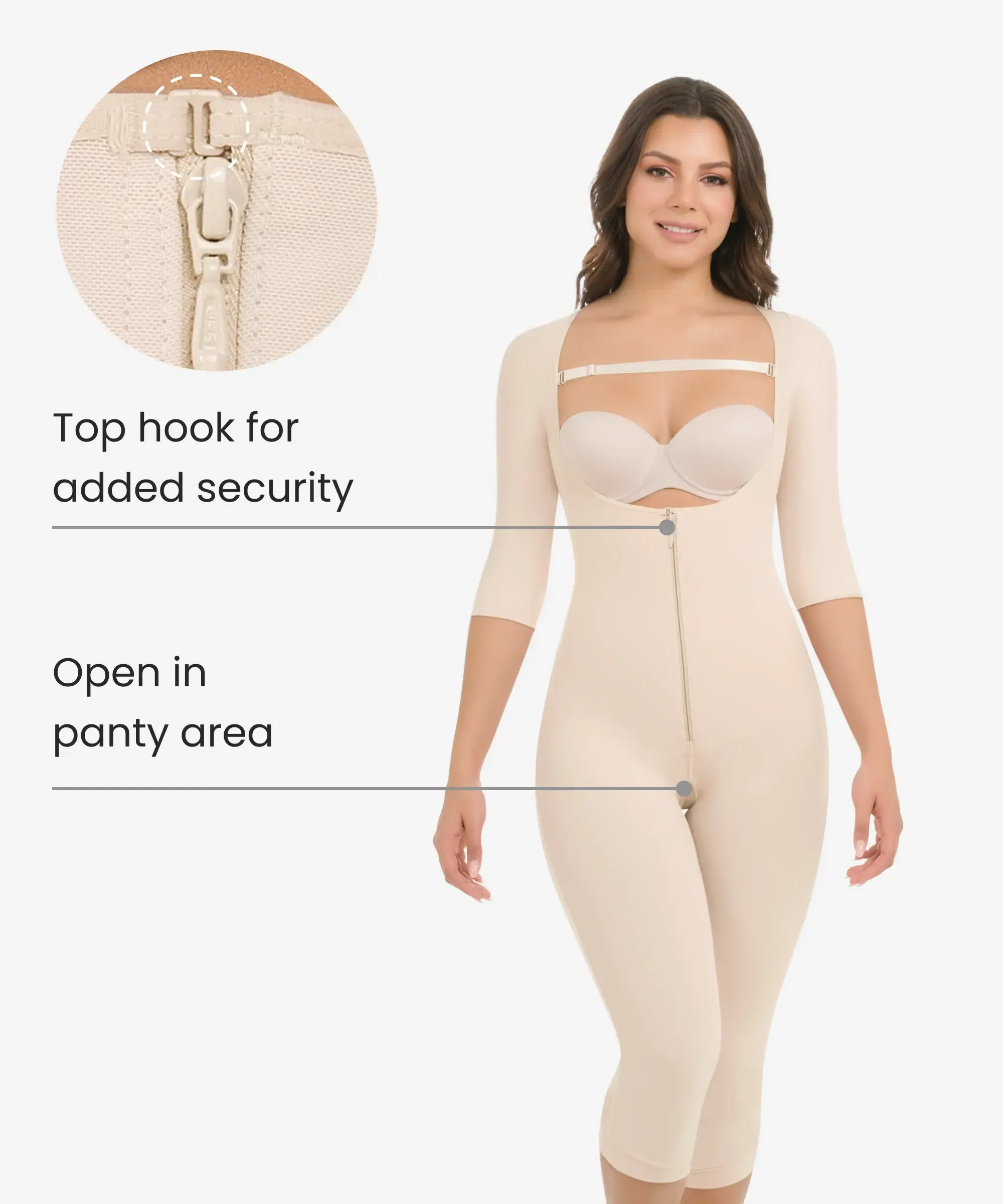 Top-to-Bottom arms and legs full body shaper - Style 295