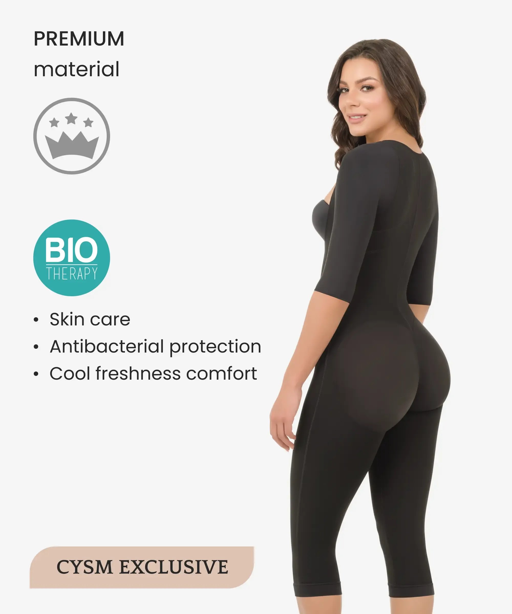 Top-to-Bottom arms and legs full body shaper - Style 295