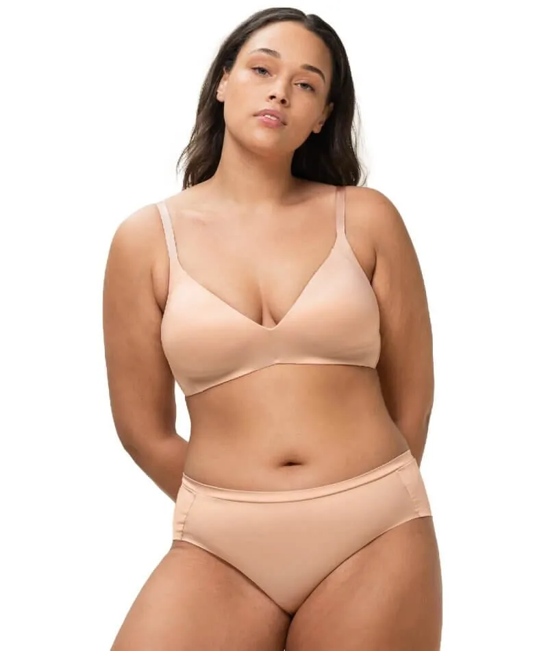 Triumph Body Make-up Soft Touch Padded Wire-free Bra - Neutral Beige