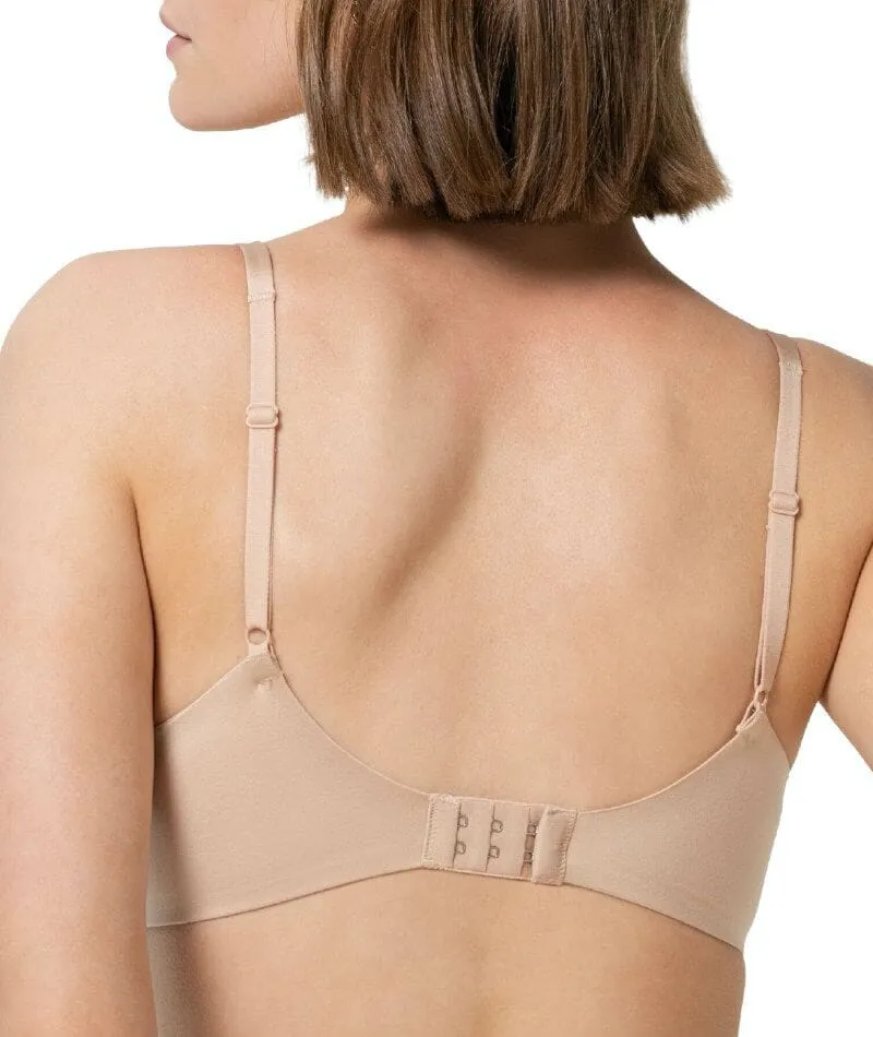 Triumph Body Make-up Soft Touch Padded Wire-free Bra - Neutral Beige