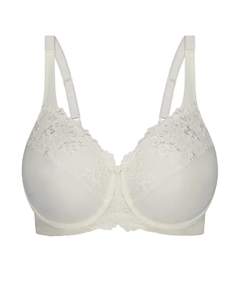 Triumph Embroidered Minimizer Bra - Vanille