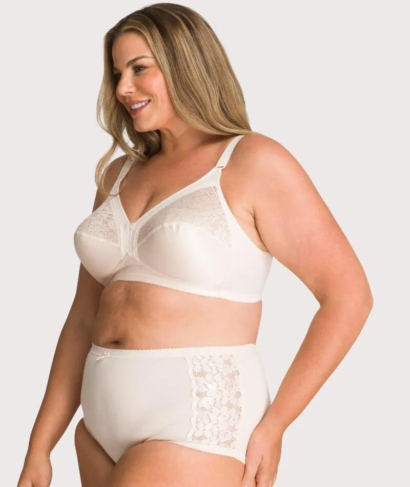 Triumph Kiss of Cotton Wire-free Bra - Fresh Powder