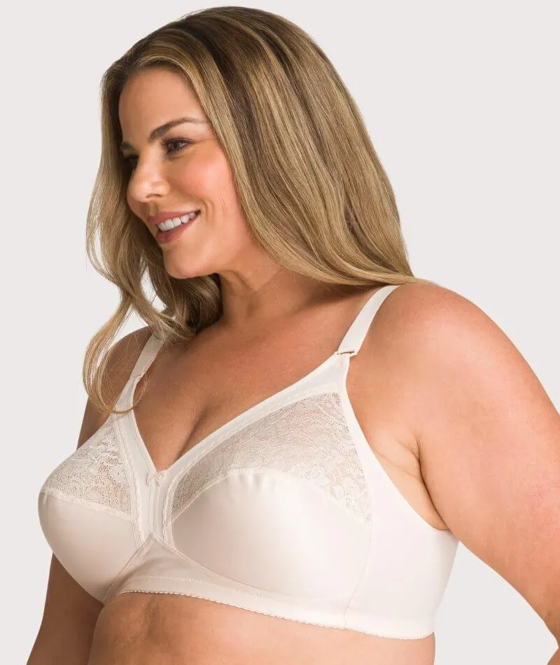 Triumph Kiss of Cotton Wire-free Bra - Fresh Powder