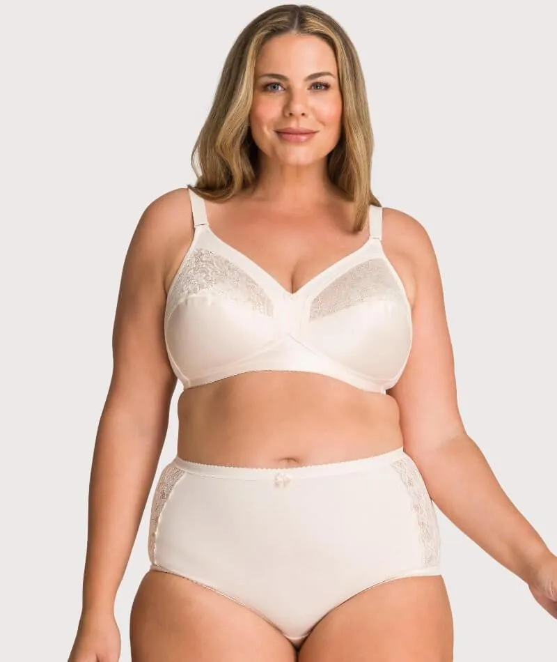 Triumph Kiss of Cotton Wire-free Bra - Fresh Powder