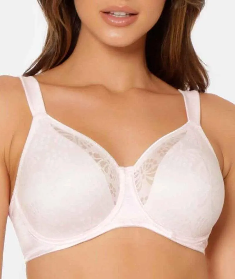 Triumph Lacy Minimizer Bra - Pearl