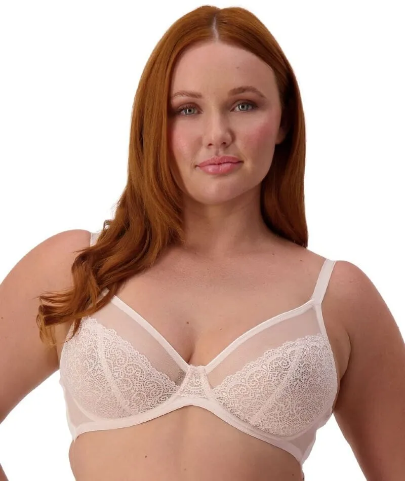 Triumph Sheer Minimizer Bra - Nude Pink