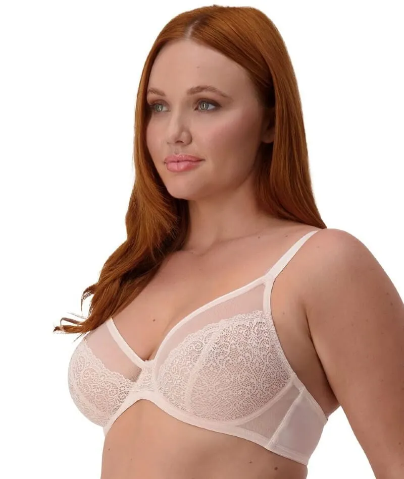 Triumph Sheer Minimizer Bra - Nude Pink