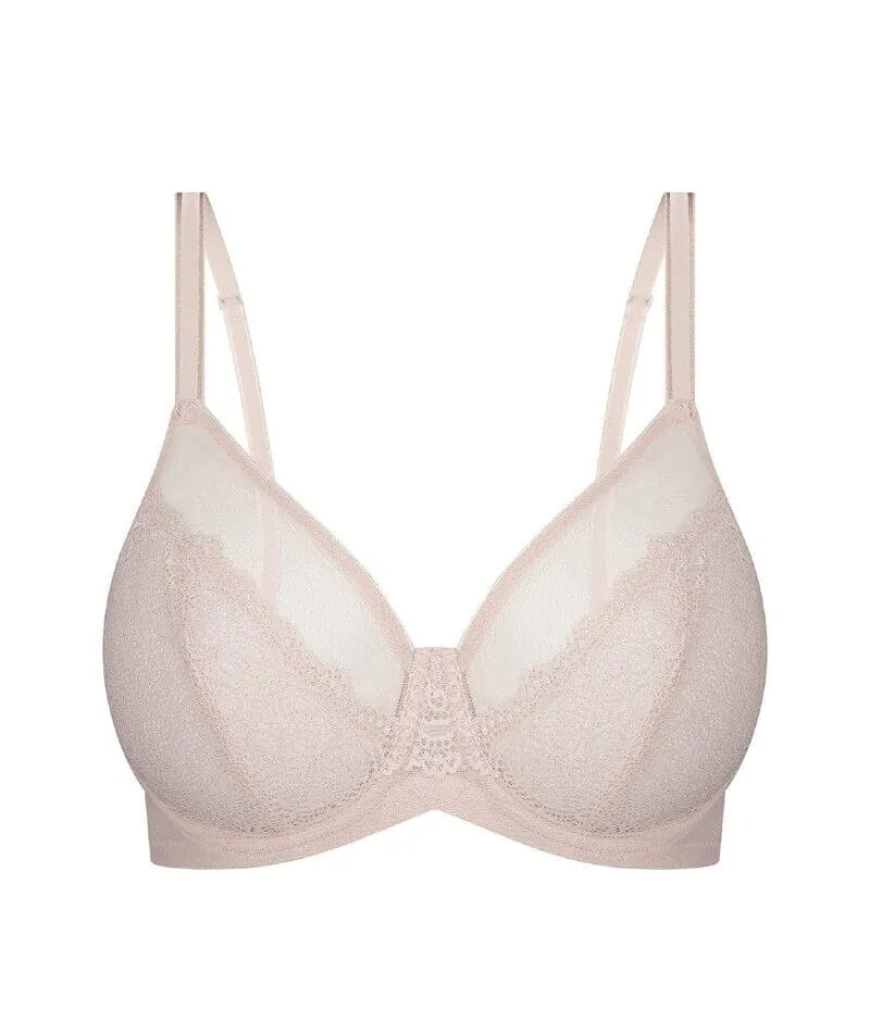 Triumph Sheer Minimizer Bra - Nude Pink