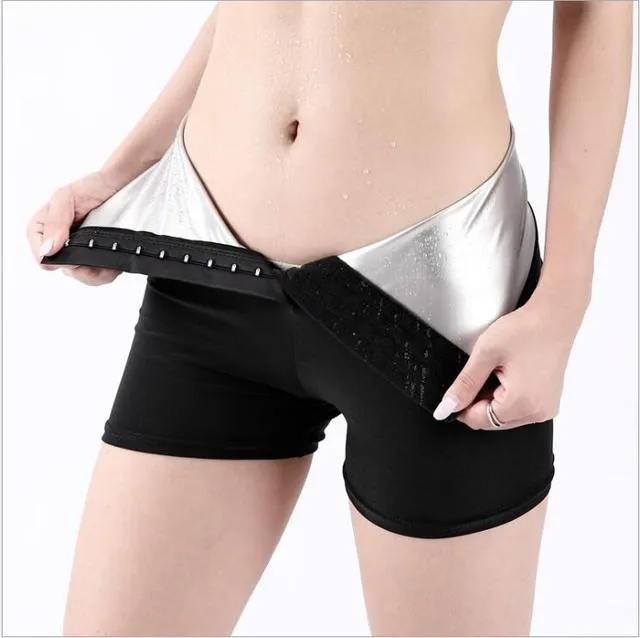 Wjczt weat Sauna Pants Body Shaper Weight Loss Slimming Pants Women Waist Trainer Tummy Hot Thermo Sweat Leggings Fitness