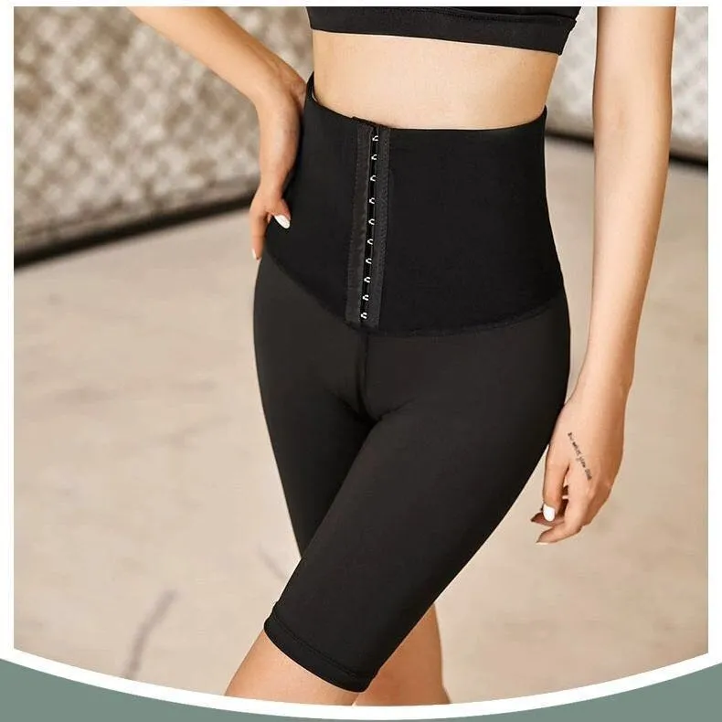 Wjczt weat Sauna Pants Body Shaper Weight Loss Slimming Pants Women Waist Trainer Tummy Hot Thermo Sweat Leggings Fitness