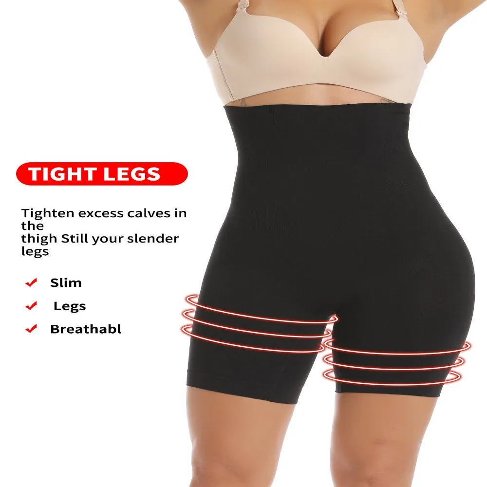 Women Waist Trainer Shapewear Tummy Control Body Shaper Shorts Hi-Waist Butt Lifter Thigh Slimmer