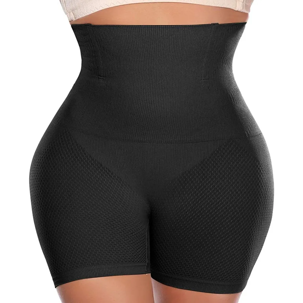 Women Waist Trainer Shapewear Tummy Control Body Shaper Shorts Hi-Waist Butt Lifter Thigh Slimmer