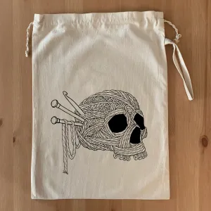 Yarn Skull Project Bag | Dawn Kathryn Studios